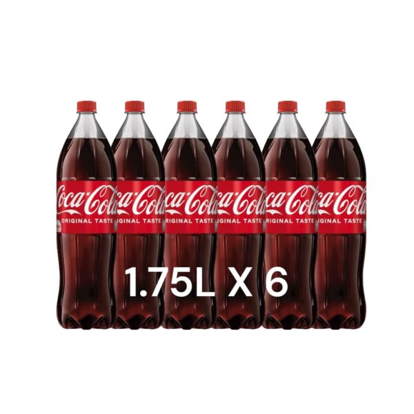 Coca cola Coke 1.75L bottle Pack of 6