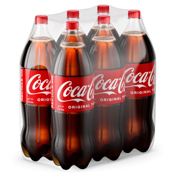 Coca cola Coke 2.25L bottle Pack of 6