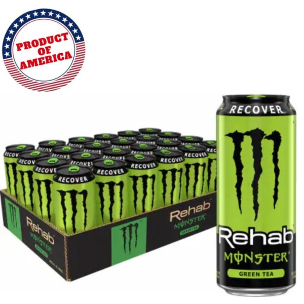 Monster rehab green tea 458ml Pack of 24