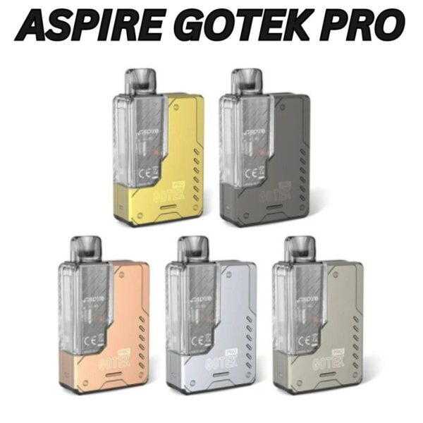 ASPIRE GOTEK PRO VAPE KIT (2ml 0.8ohm refillable pod)