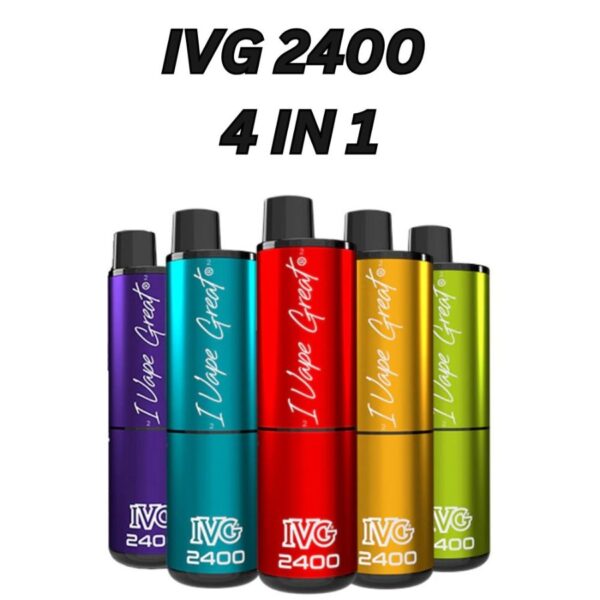 IVG 4 IN 1 MULTI FLAVOUR 2400 PUFFS