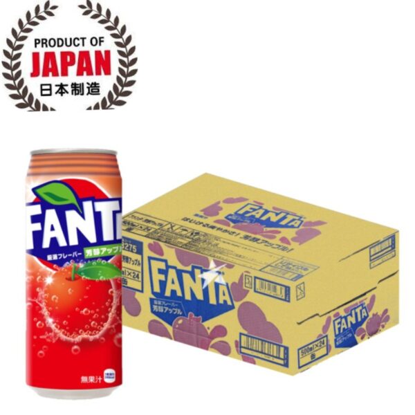 Japanese fanta Rich apple 500ml Pack of 24