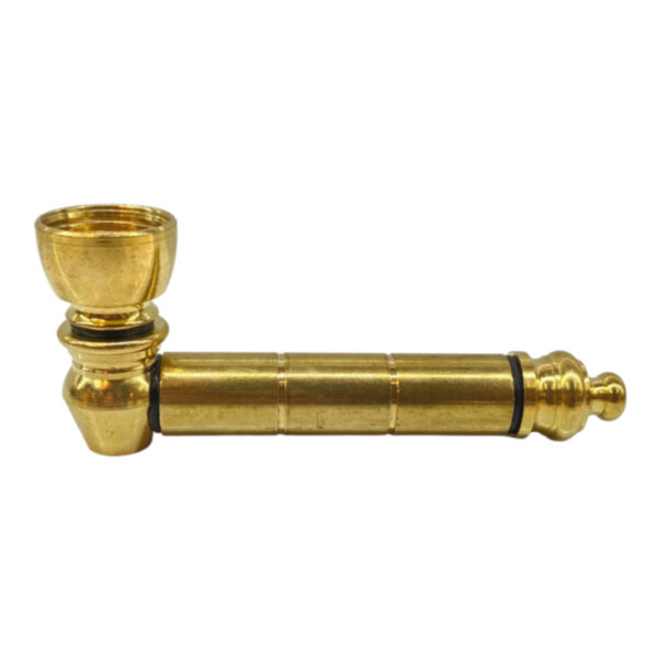 Golden smoking pipe Pack of 24