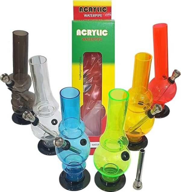 Mini acrylic waterpipe bong Single